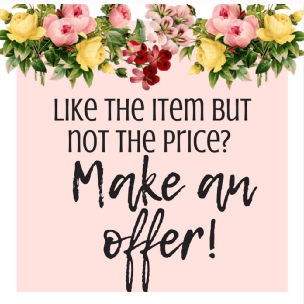 Reasonable offers will be accepted
